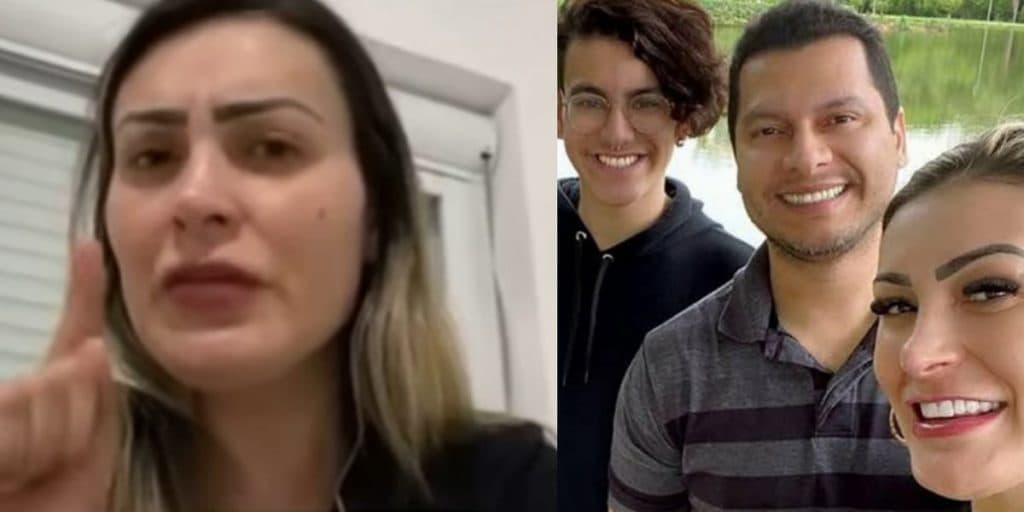 Andressa Urach xinga o próprio filho para defender o marido de críticas: "Maior decepção"