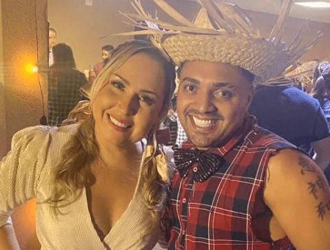 Giselle Café participou do Arraiá Tiru House em São Paulo
