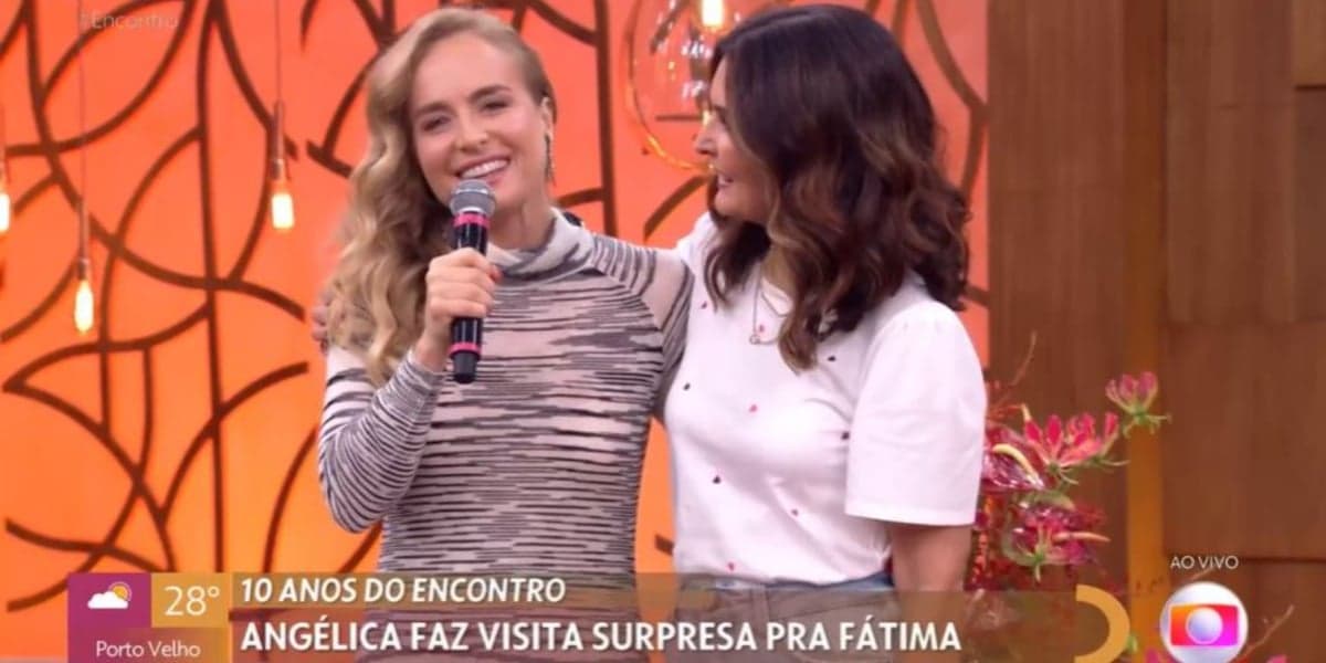Angélica foi convidada de Fátima Bernardes no "Encontro" (Foto: Reprodução/TV Globo)