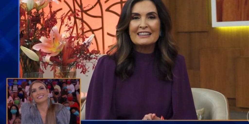 "Enlouquecia os maquiadores", Fátima Bernardes manda recado ao vivo para Patrícia Poeta e expõe camarim