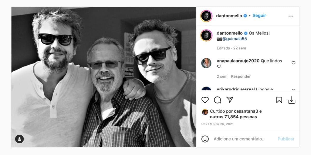 Selton Mello surge com parceiro e amor da sua da vida em foto rara juntos 