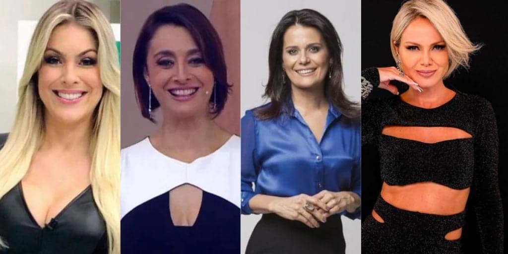 Eliana, Catia Fonseca, Adriana Araújo e Renata Fan: veja com quem apresentadoras vivem relações discretas