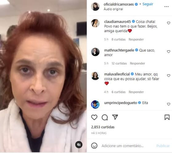 Drica Moraes se revolta com golpe aplicado em seu nome (Foto: Reprodução)