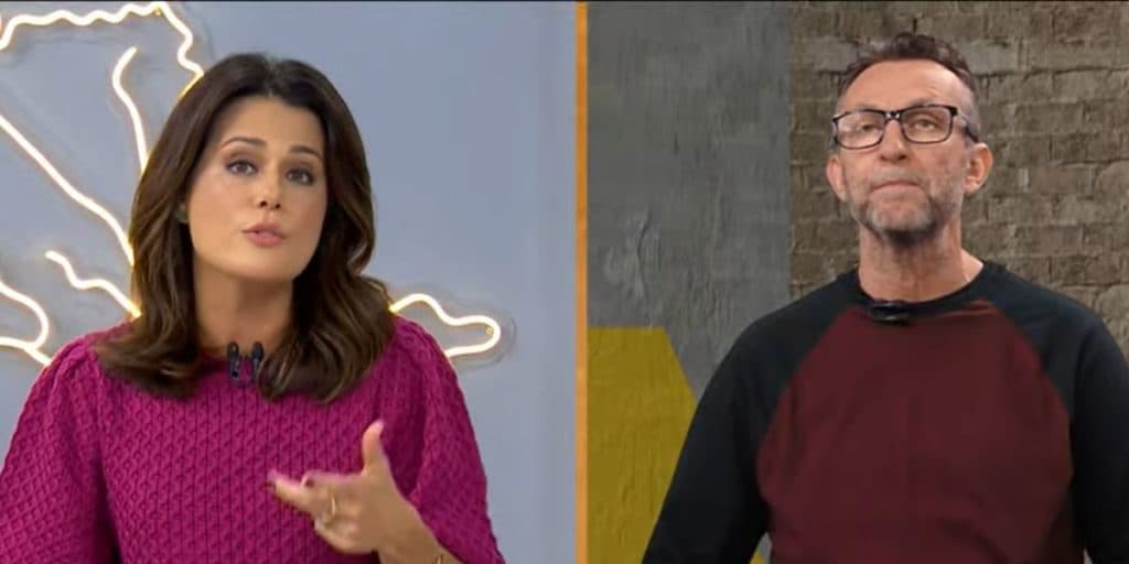 Adriana Araújo paralisa programa de Neto e confirma morte de jornalista na Band: "Uma notícia urgente"