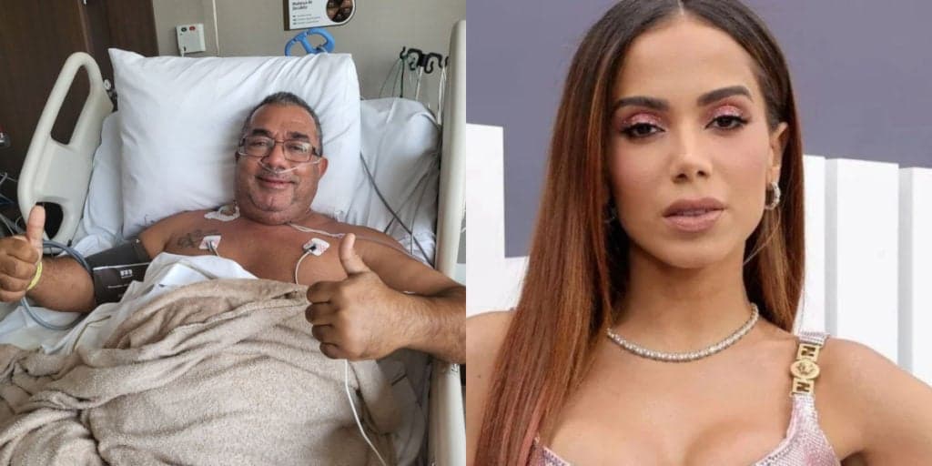Pai de Anitta sofre AVC e revela estar com câncer: "Há meses ofegante"