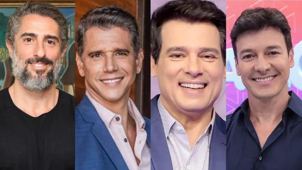 Marcos Mion, Márcio Garcia, Celso Portiolli e Faro: veja com quem apresentadores vivem relações discretas
