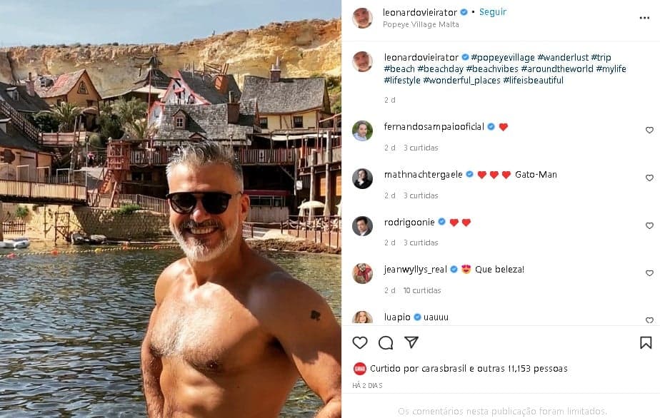 O ator Leonardo Vieira decidiu se assumir gay (Foto: Reprodução)