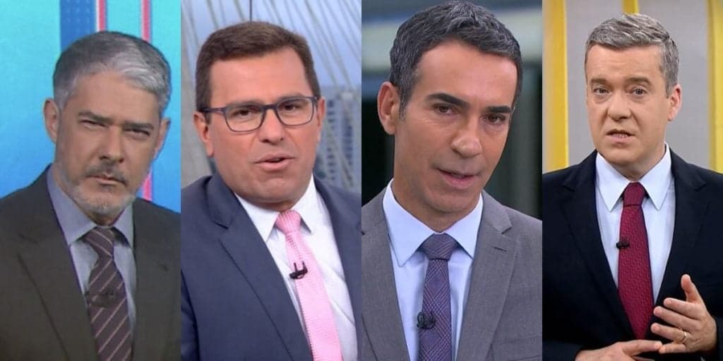Bonner, Bocardi, Tralli e Kovalick: maiores jornalistas da Globo faturam fortuna; saiba quanto