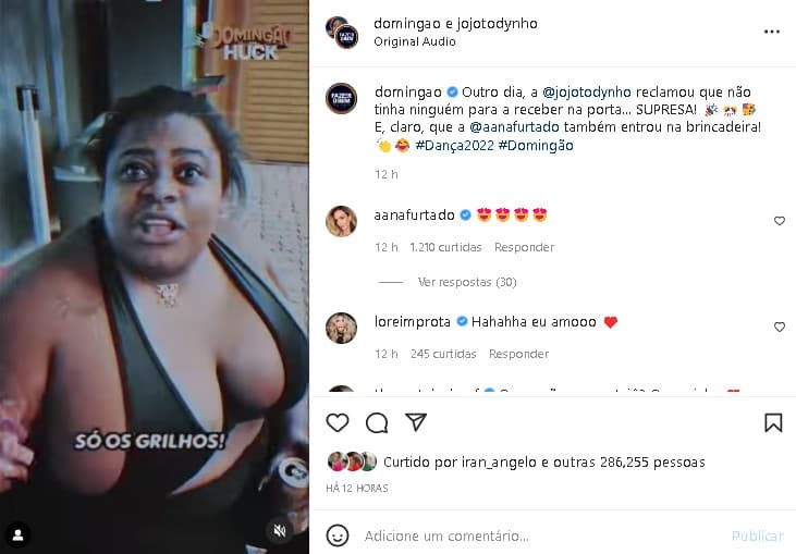 Jojo Todynho voltou a causar nas redes sociais (Foto: Reprodução/ Instagram)