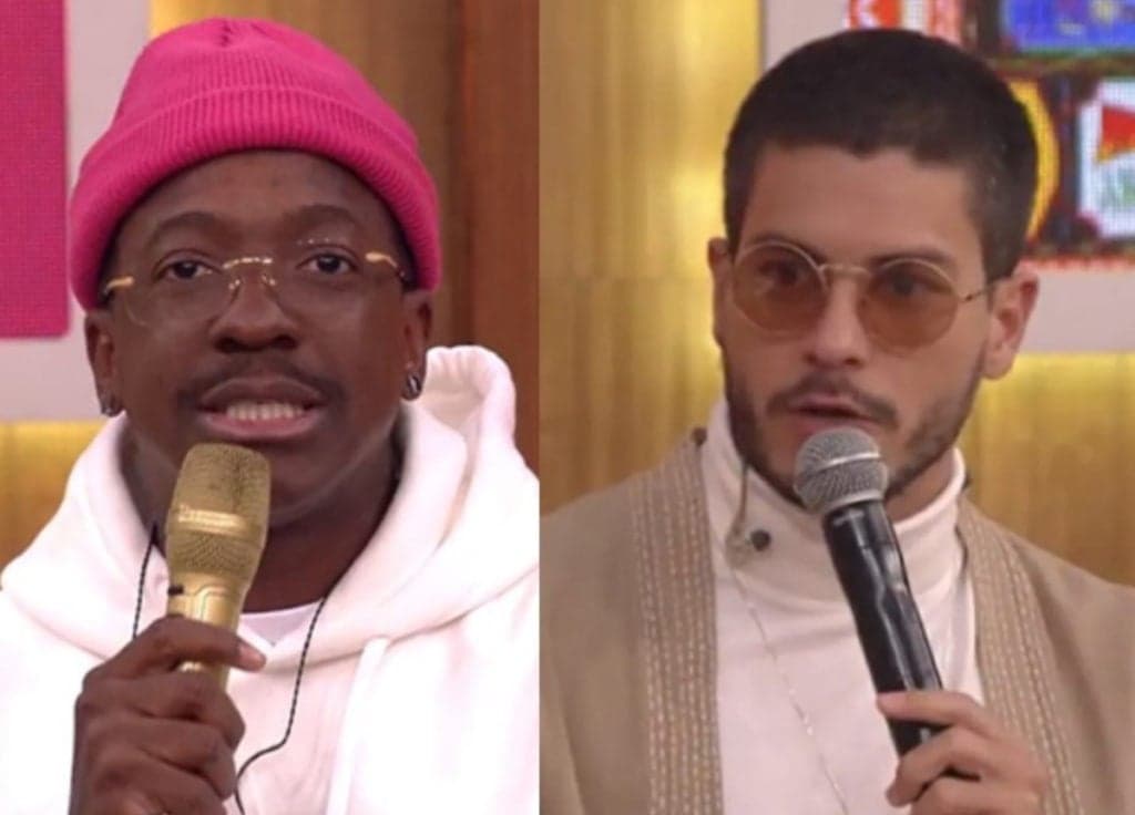 Mumuzinho nega ataque a Arthur Aguiar durante sua participação no 'Encontro' e detona: "Internet é fogo"