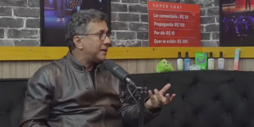 Maurício Manfrini, o Paulinho Gogó, falou sobre Carlos Alberto de Nóbrega (Foto: Reprodução/YouTube) Maurício Manfrini, o Paulinho Gogó, falou sobre Carlos Alberto de Nóbrega (Foto: Reprodução/YouTube)