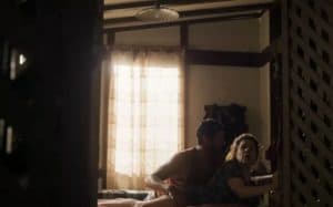 Levi (Leandro Lima) e Maria Bruaca (Isabel Teixeira) em cena de Pantanal (Foto: Reprodução / Globo) Levi (Leandro Lima) e Maria Bruaca (Isabel Teixeira) em cena de Pantanal (Foto: Reprodução / Globo)