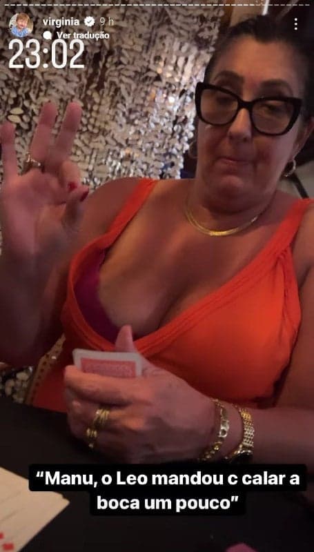 Poliana Rocha surgiu dando recado de Leonardo (Foto: Reprodução/ Instagram)