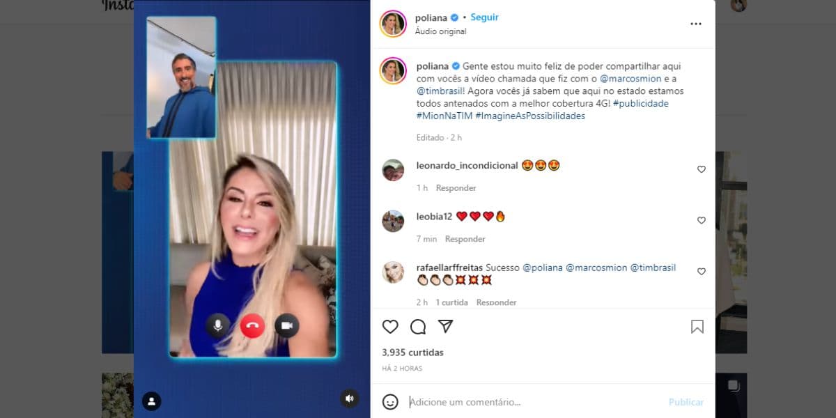 Poliana Rocha, mulher de Leonardo, recebe ligação de Marcos Mion e expõe o que ouviu: "Essa experiência" Poliana Rocha, mulher de Leonardo, recebe ligação de Marcos Mion e expõe o que ouviu: "Essa experiência"