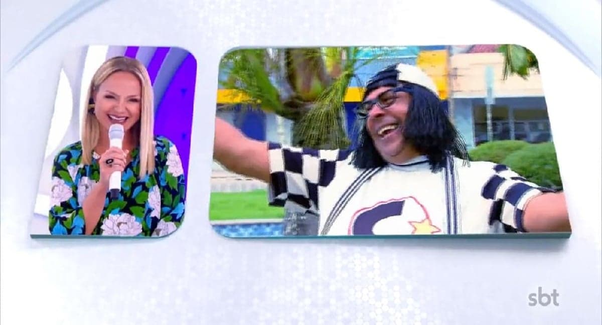 Eliana se diverte com participação de Chiquinho