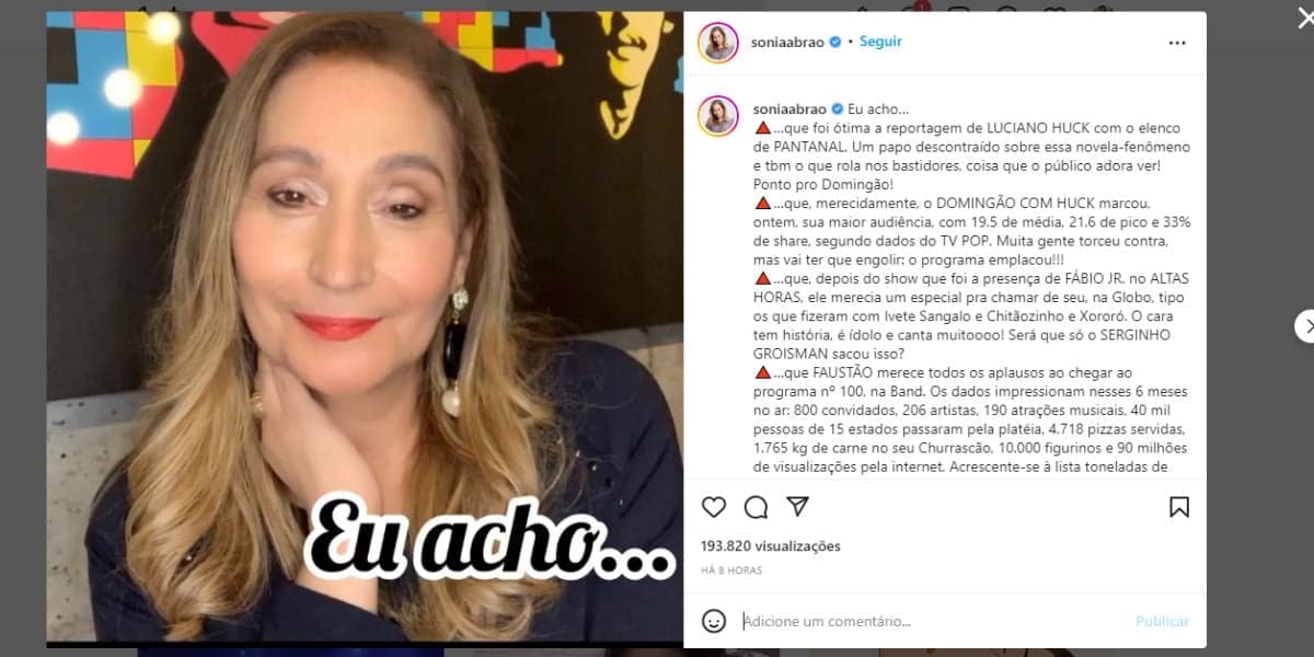 "Assim não vale", Sonia Abrão dispara verdades sobre novo Caldeirão de Marcos Mion: "Não estou gostando" "Assim não vale", Sonia Abrão dispara verdades sobre novo Caldeirão de Marcos Mion: "Não estou gostando"