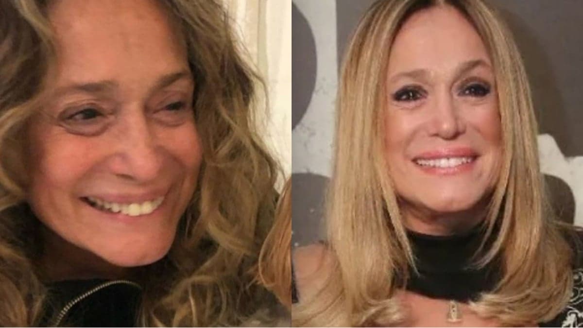 Susana Vieira antes e depois da maquiagem
