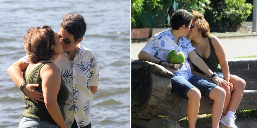 Claudia Rodrigues e Adriane Bonato são flagradas aos beijos em passeio romântico; veja fotos