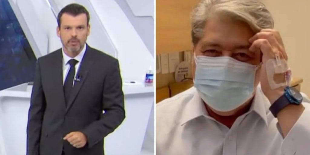 Plantão na Band corta programação e noticia real do estado de saúde de Datena, após internação às pressas