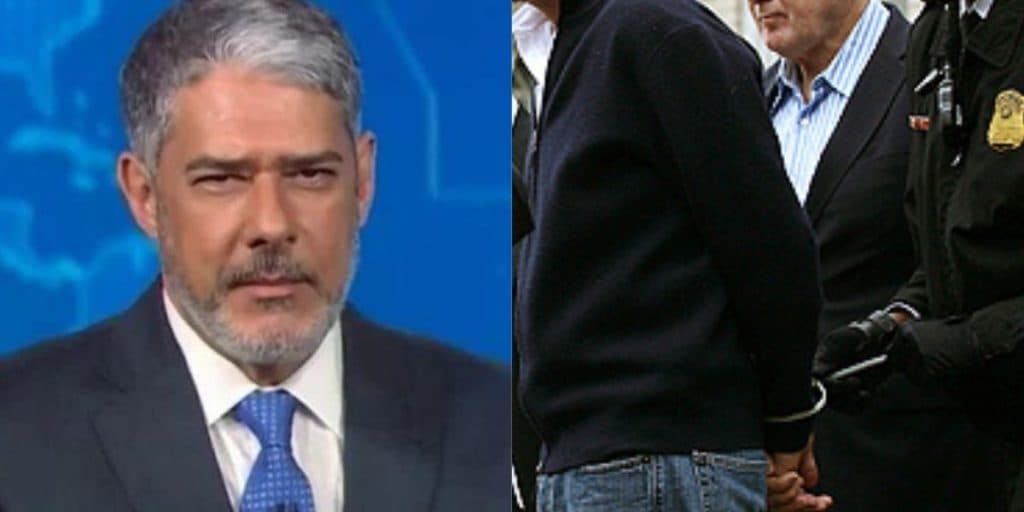 Ator amado no Brasil foi preso e Bonner deu a notícia