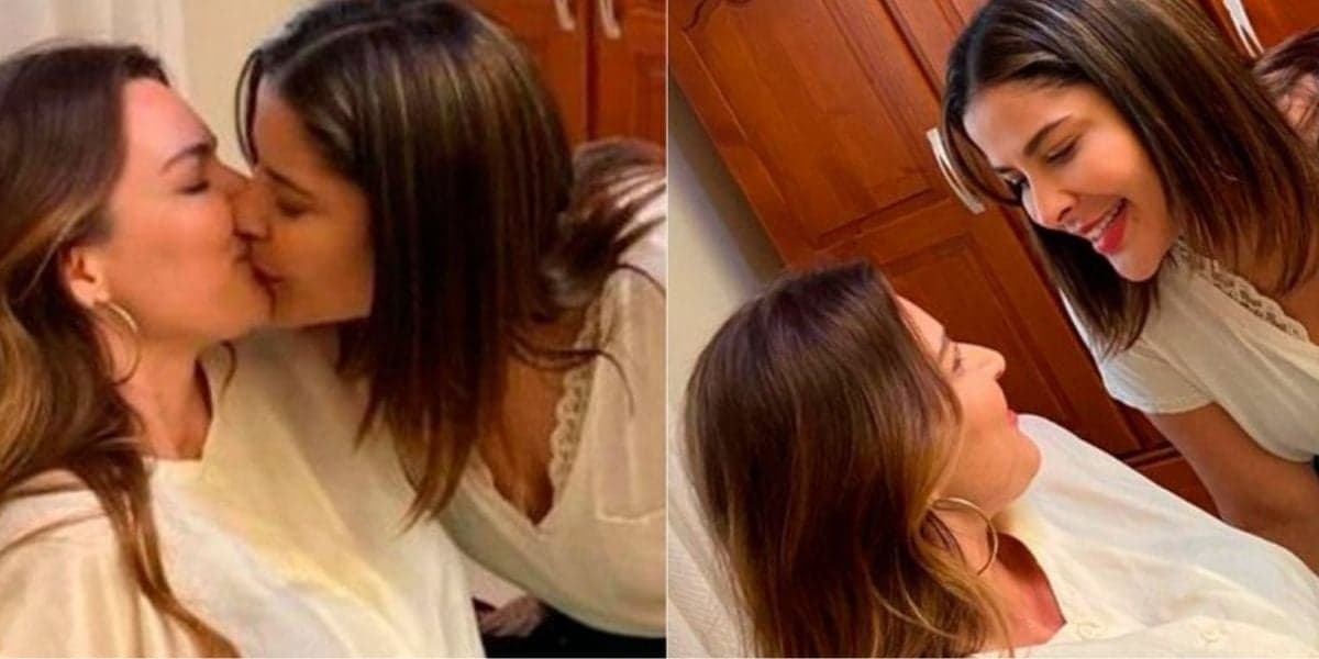 Gyselle Soares protagoniza beijo gay no filme Amor de Deus - Foto: Reprodução Cena Pop Gyselle Soares protagoniza beijo gay no filme Amor de Deus - Foto: Reprodução Cena Pop