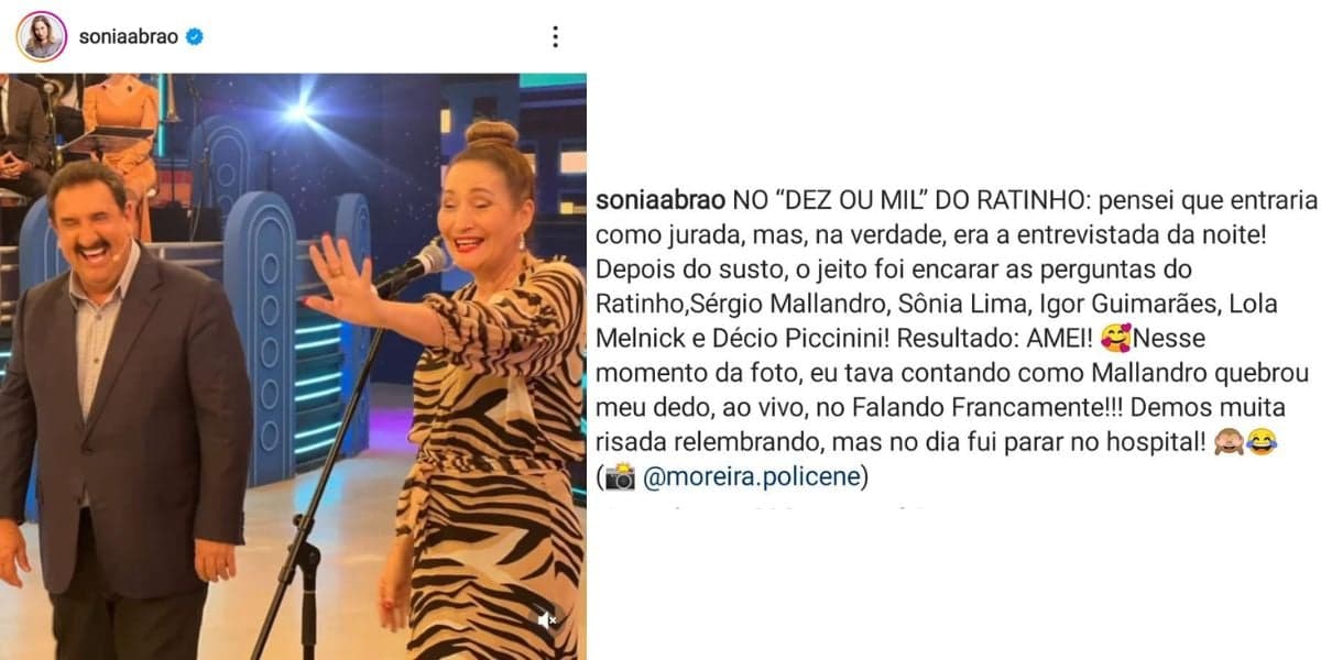 Sonia Abrão fala sobre participação no 'Programa do Ratinho' (Foto: Instagram) Sonia Abrão fala sobre participação no 'Programa do Ratinho' (Foto: Instagram)