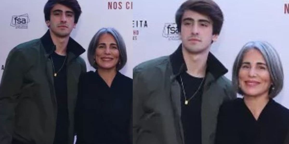 Glória Pires e seu filho Bento Morais - Reprodução Glória Pires e seu filho Bento Morais - Reprodução