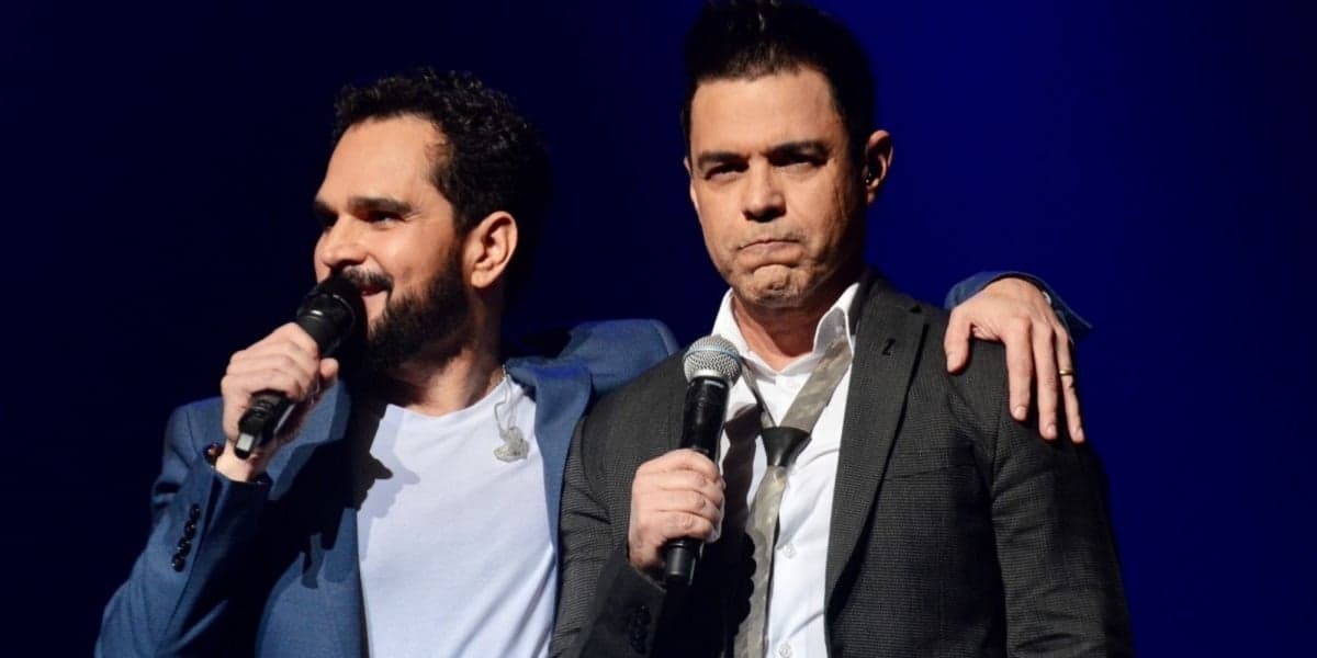 Luciano Camargo ao lado de Zezé Di Camargo (Foto: Divulgação)