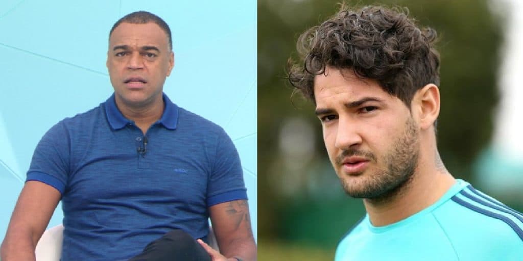 Denílson mostra encontro com Alexandre Pato