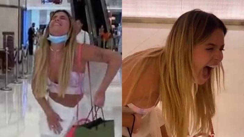 Viih Tube fez xixi na roupa em pleno shopping e imagens foram divulgadas (Foto: Reprodução)