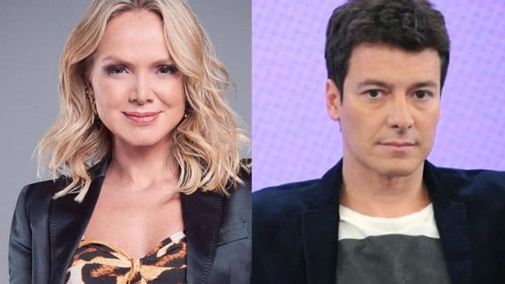 Eliana e Rodrigo Faro fizeram as pazes na casa de Faustão