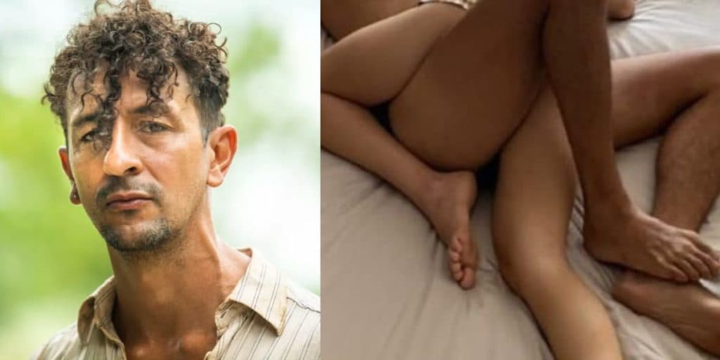 Irandhir Santos grava cena quente com atriz