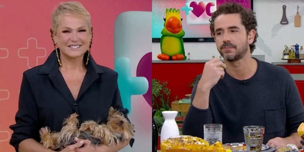 "Nem sei o que estou fazendo aqui", Felipe Andreoli vê Xuxa em estúdio e detona para Ana Maria
