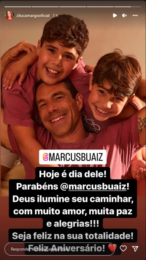 Publicação de Zilu (Imagem: Reprodução)
