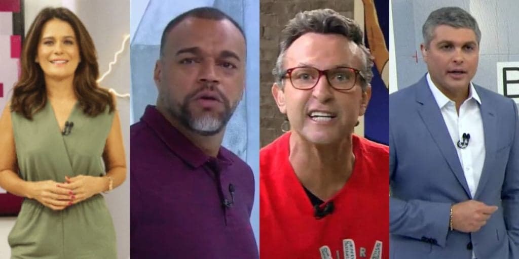 Adriana, Denílson, Neto e Joel Datena: Band tem estrelas fora do ar