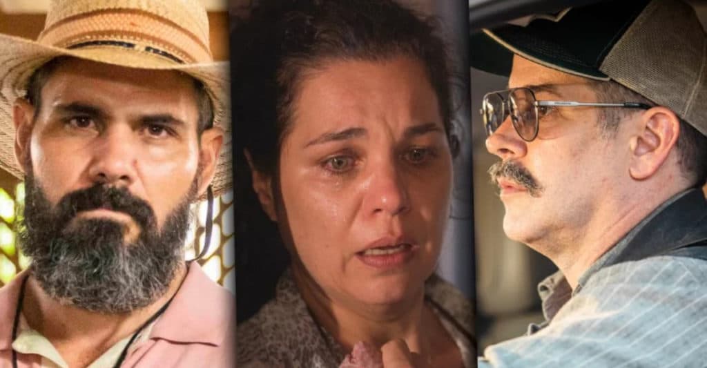 Quem deve teme: Bruaca congela ao ver Tenório se trancar com Alcides: "Conversa de homem pra homem"