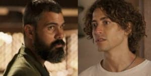 Alcides (Juliano Cazarré) beberá e causará confusão no casamento de Juma (Alanis Guillen) em Pantanal (Foto: Reprodução / Globo) Alcides (Juliano Cazarré) beberá e causará confusão no casamento de Juma (Alanis Guillen) em Pantanal (Foto: Reprodução / Globo)