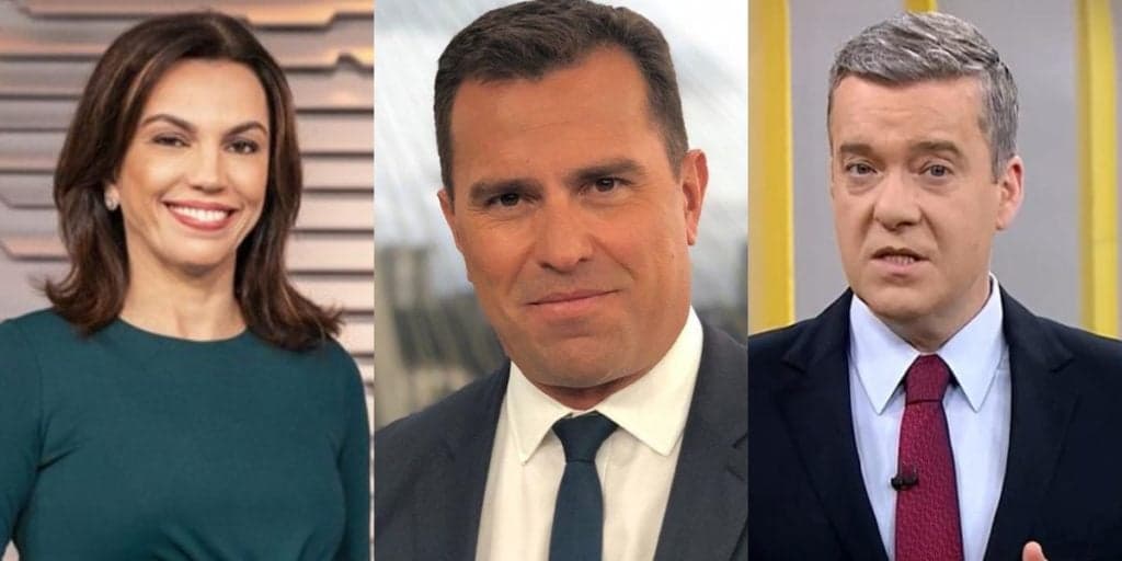 Ana Paula Araújo, Rodrigo Bocardi e Roberto Kovalick: Globo enlouquece, tira âncoras do ar e os substitui