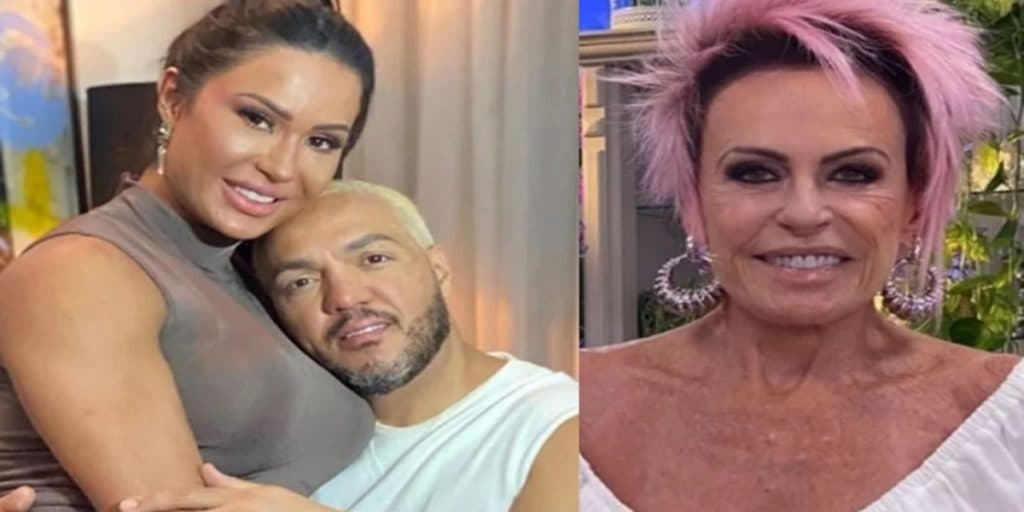 Belo mostra momento do passado com Ana Maria