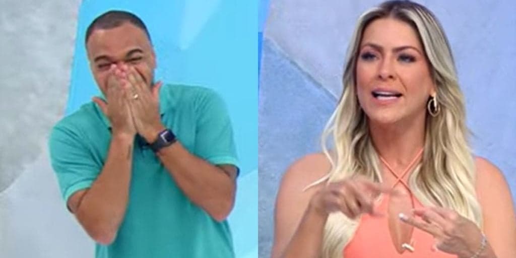 Denílson se emociona com recado de Renata Fan à sua filha