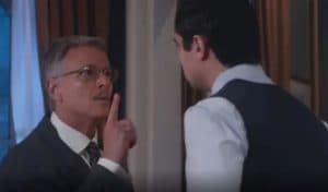 Eugênio (Marcello Novaes) e Joaquim (Danilo Mesquita) em cena da novela (Foto: Reprodução / Globo)