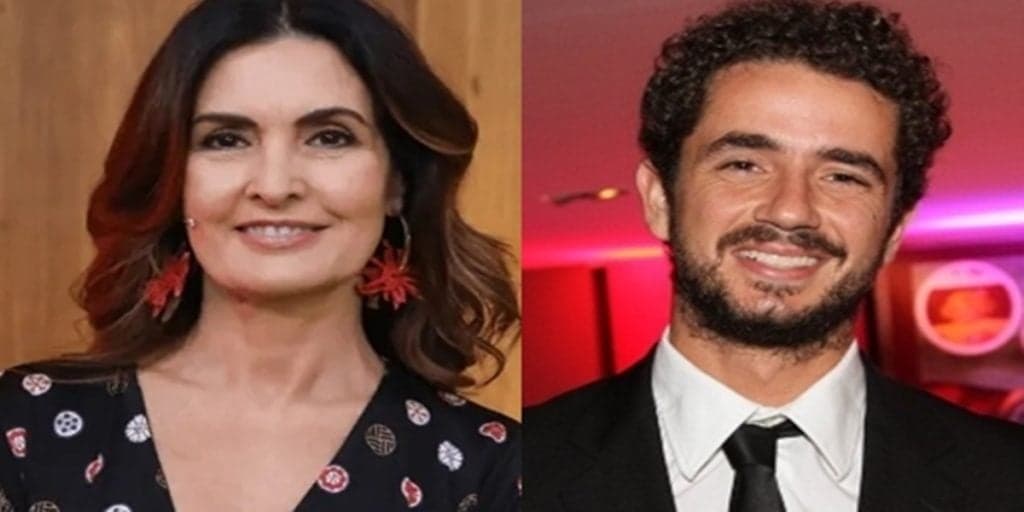Felipe Andreoli surge em clique com Fátima Bernardes