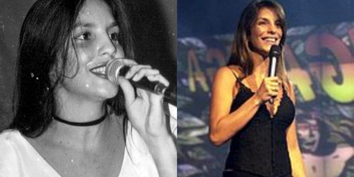 Ivete Sangalo no início da carreira - Foto: Reprodução Ivete Sangalo no início da carreira - Foto: Reprodução