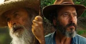 Resumo da semana: José Leôncio (Marcos Palmeira) ouvirá o berrante do Velho do Rio (Osmar Prado) em Pantanal (Foto: Reprodução / Globo) Resumo da semana: José Leôncio (Marcos Palmeira) ouvirá o berrante do Velho do Rio (Osmar Prado) em Pantanal (Foto: Reprodução / Globo)