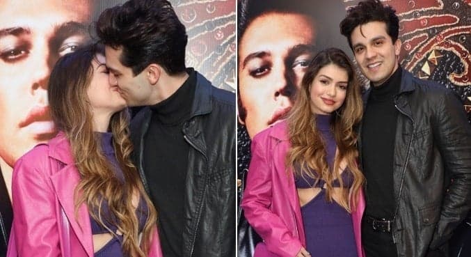 Luan Santana surgiu empolgado ao posar com a namorada e deu um beijão (Foto: Reprodução) Luan Santana surgiu empolgado ao posar com a namorada e deu um beijão (Foto: Reprodução)