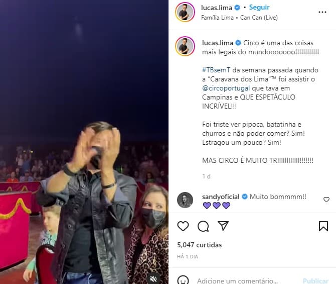 Lucas Lima expõe o que viveu com Xororó - Foto: Reprodução Lucas Lima expõe o que viveu com Xororó - Foto: Reprodução