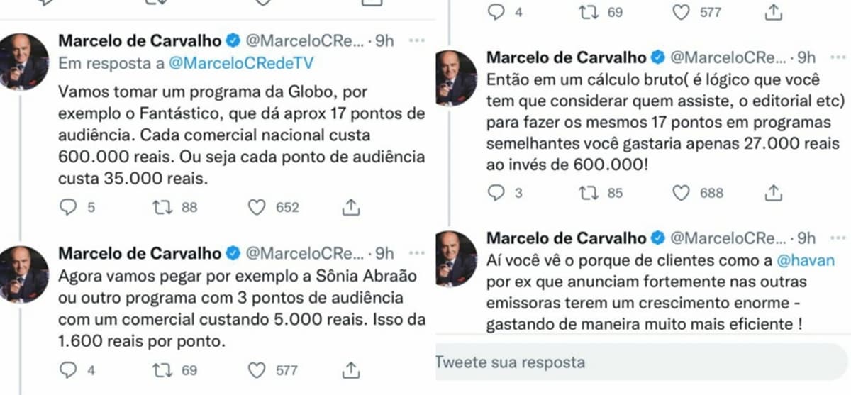 Dono da RedeTV! expõe sua visão de negócios para anunciantes 