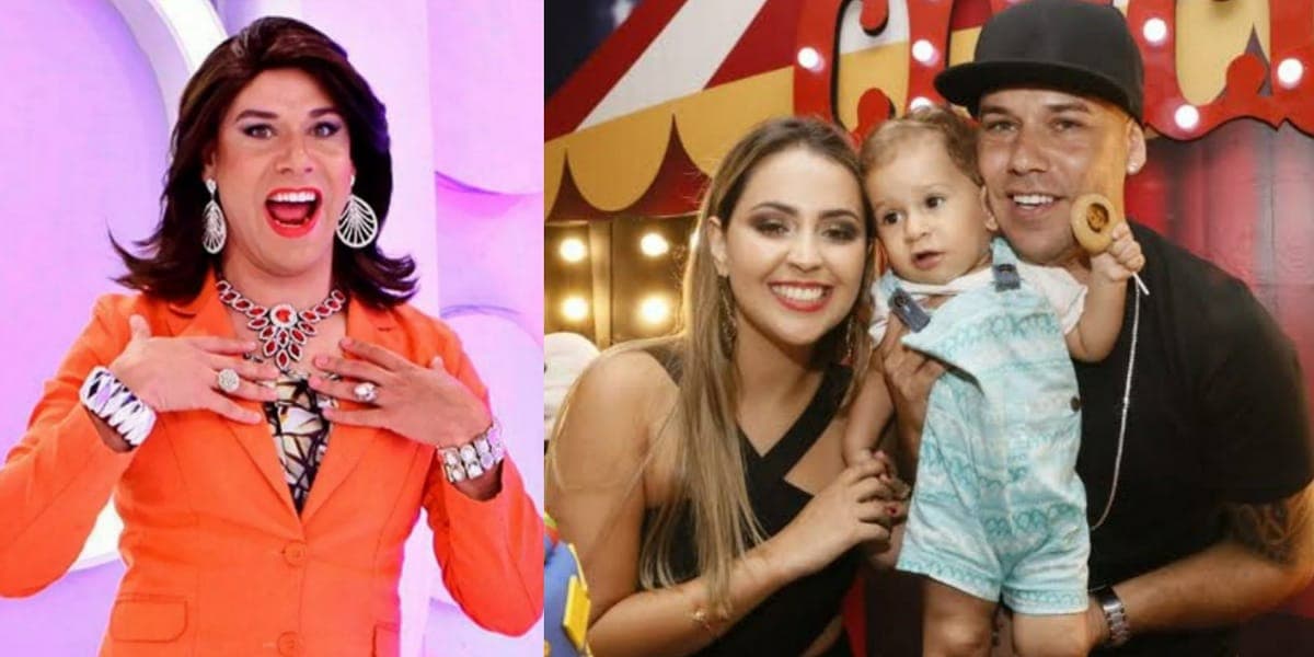 Narcisa da Eliana, Tiago Barnabé posta foto com a família (Foto: Reprodução)
