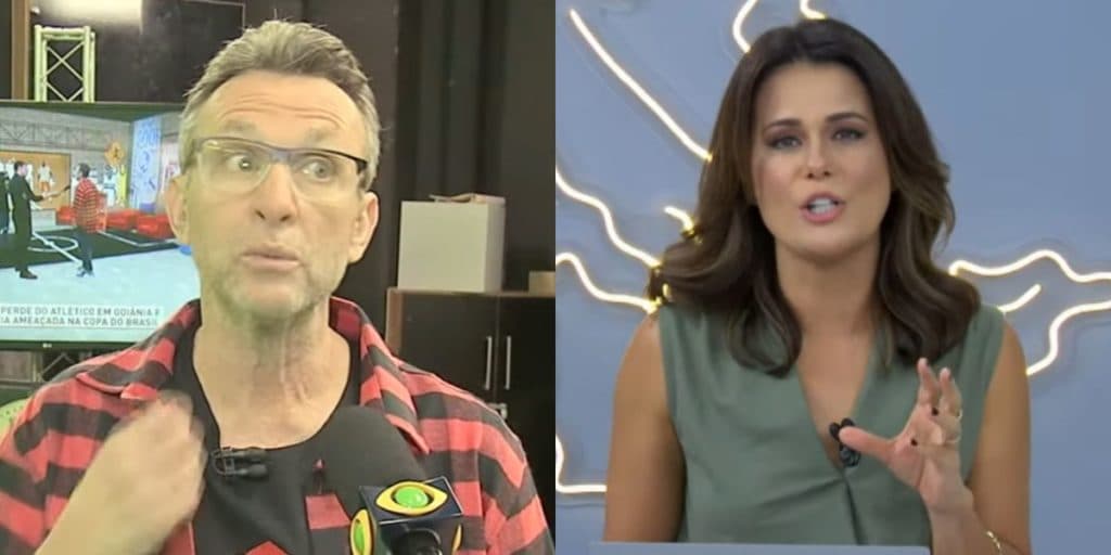 Neto vira notícia no jornal de Adriana Araújo