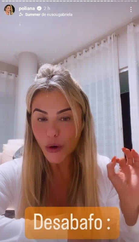 Poliana Rocha fez desabafo intenso (Foto: Reprodução)